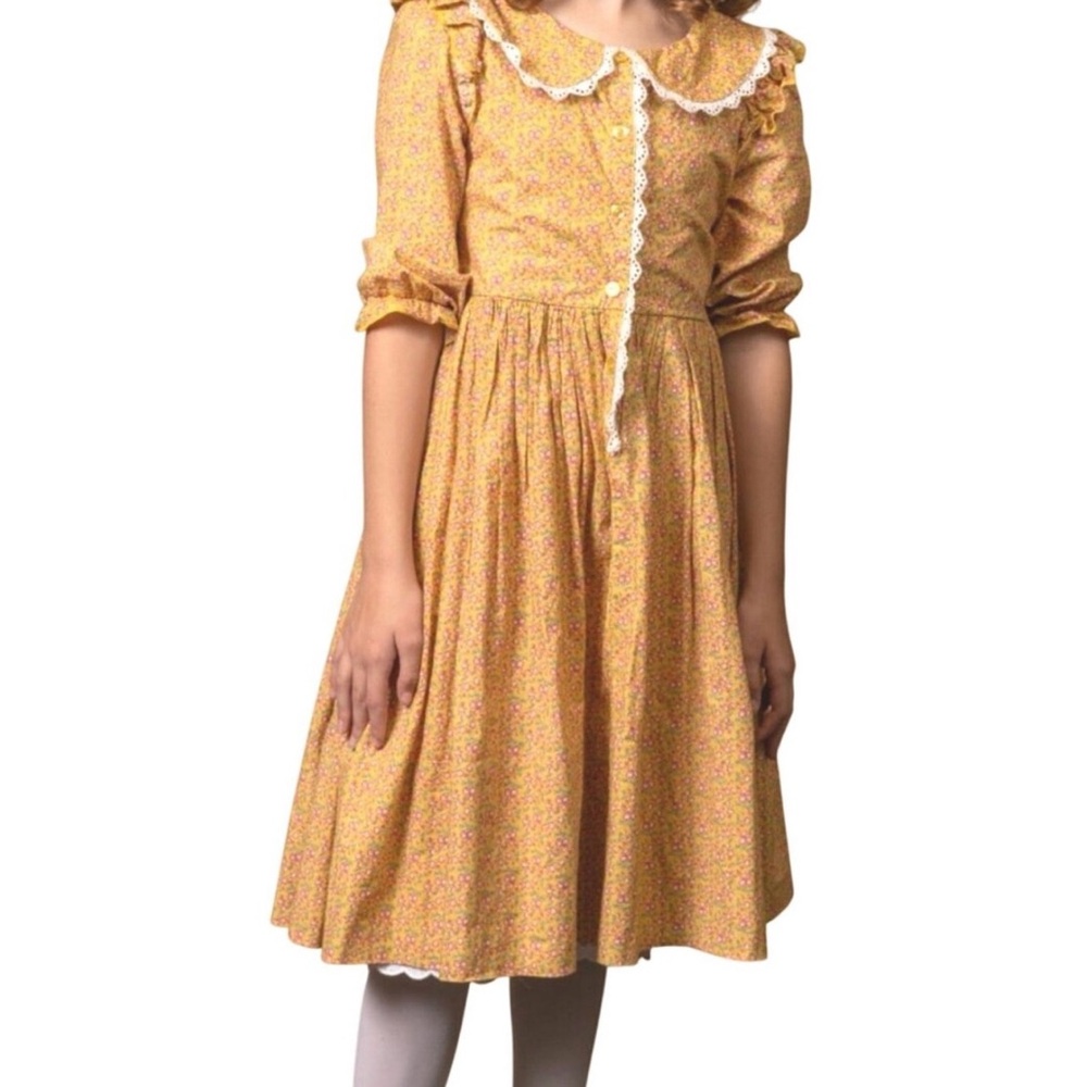 Brown and Yellow Casual Dress with Effortless Style